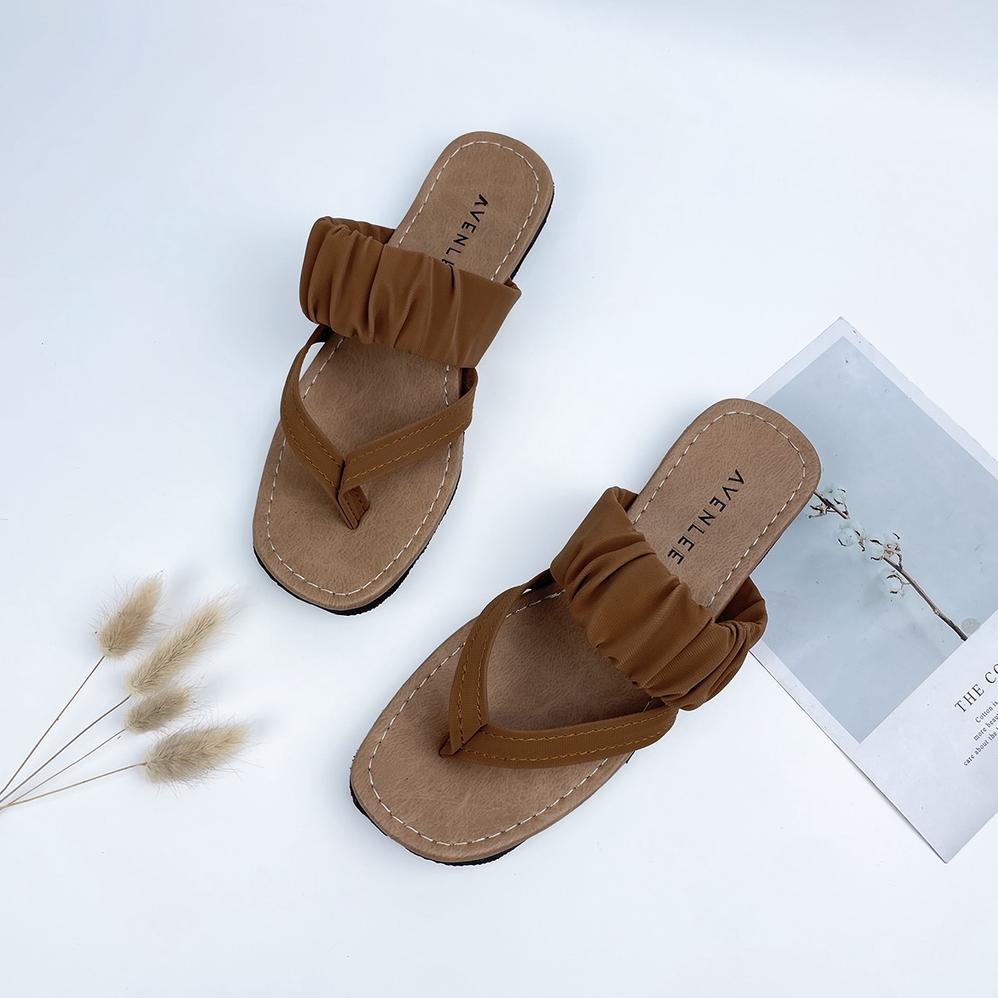 Berkualitas Sandal Jepit Wanita Simpel Elegan Teplek Sol Karet Avenlee Beiza