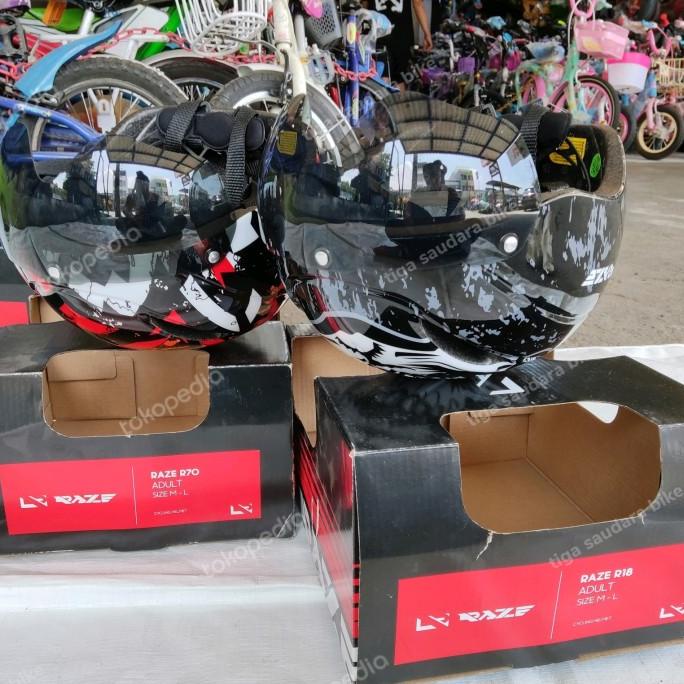 helm sepeda mtb lipat raze r18