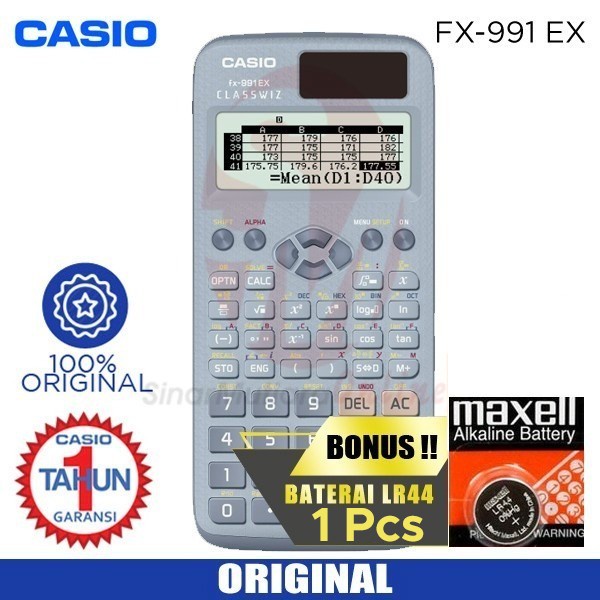 

Terbaru Kalkulator Casio Fx 991 Ex Blue Promo Terlaris