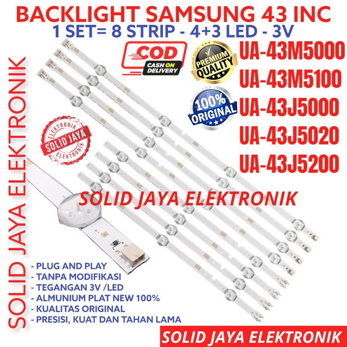 [Ori] Backlight Tv Samsung Ua43J5000 Ua43J5100 Ua43M5100 Ak Dk Led Bl 43Inc Limited