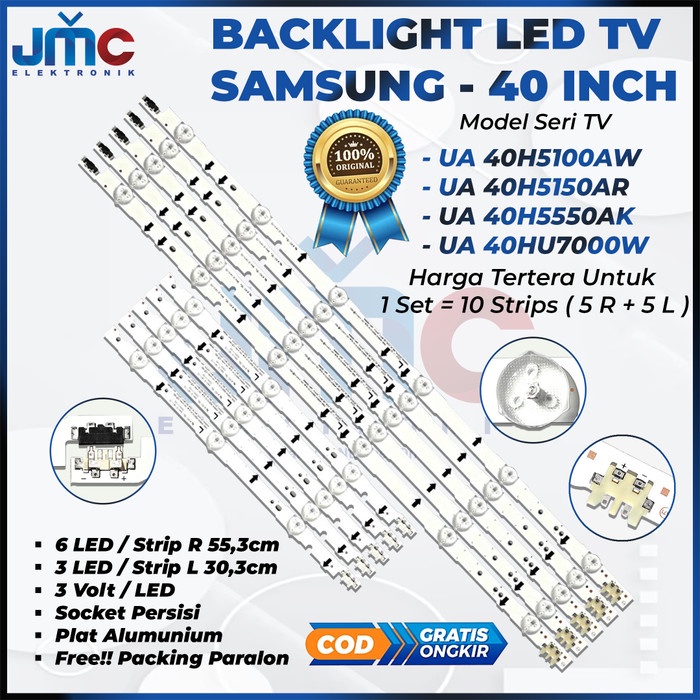 [Ori] Backlight Tv Samsung Ua-40H5100 40H5150 40H5500 Ua40H5100 Ua40H5150 Diskon
