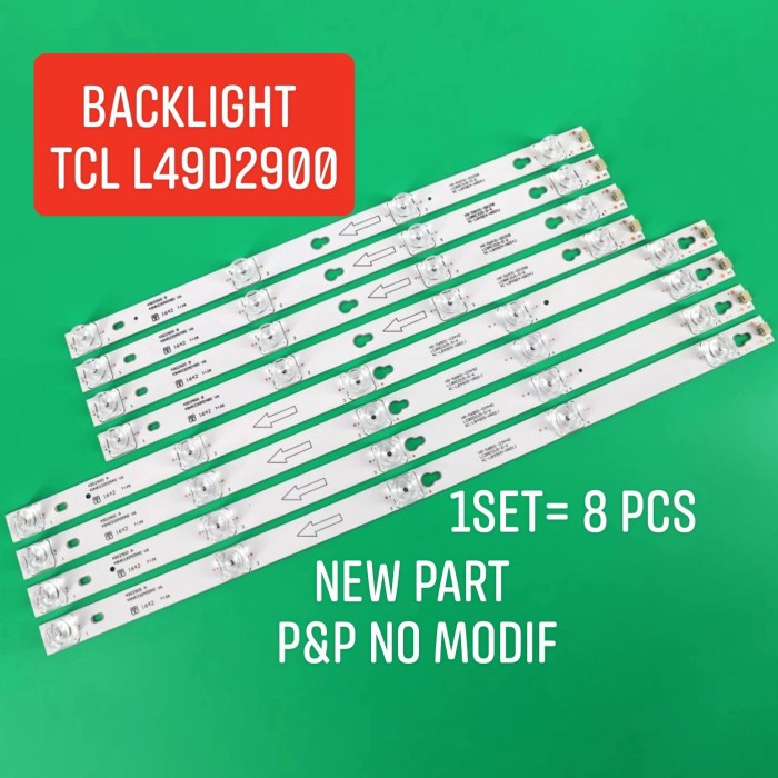 [Ori] Lampu Led Backlight Bl Tcl 49 49D2900 L49D2900 Diskon