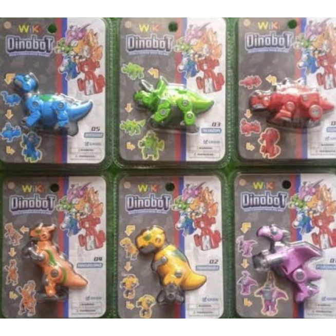 ✅Baru Wiki Dinobot 1 Set Isi 6Pc Bisa Sameday