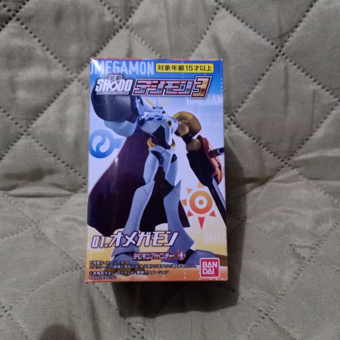 [Original] Shodo Digimon Omegamon Omnimon Vol3 Digivolving Wargreymon Metagaruru Bisa Sameday