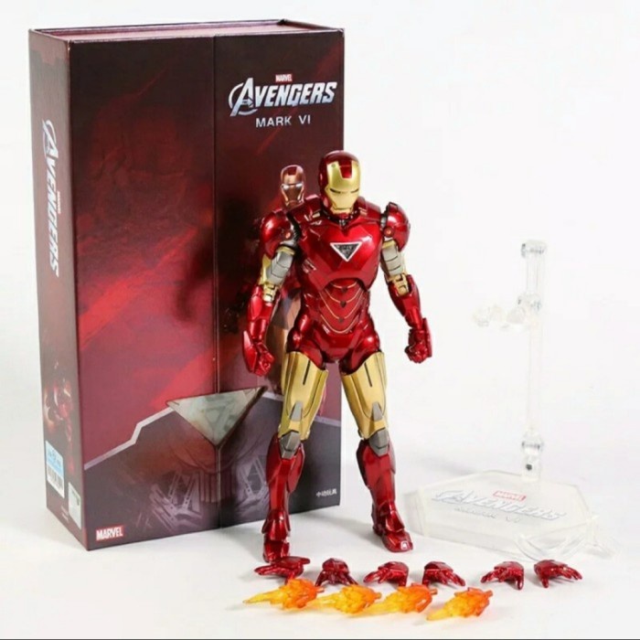 ✅COD Zd Toys Iron Man Mark 6 Marvel Avengers Limited