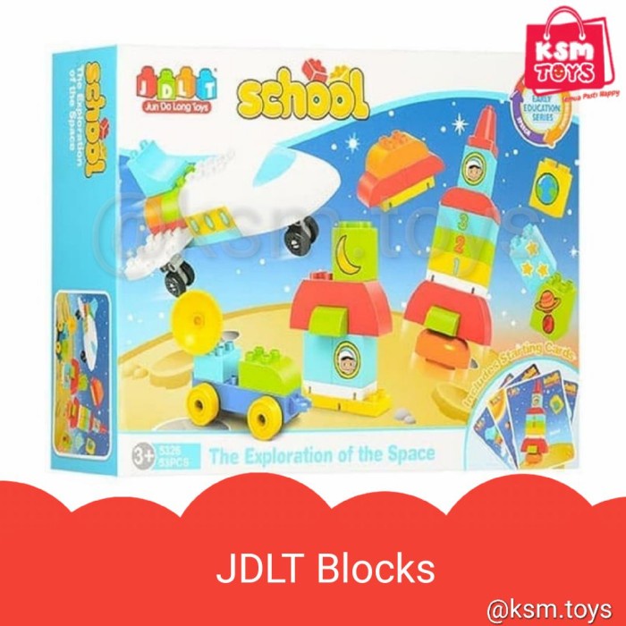 ✅COD Mainan Edukasi Block Jdlt School The Exploration Of The Space 5326 Terbaru