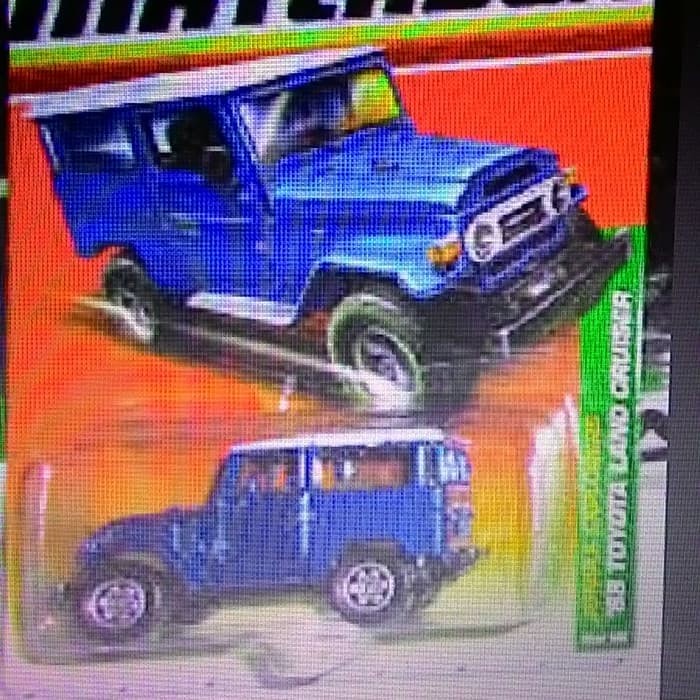✅COD Matchbox Jeep Jip Toyota Land Cruiser Tlc Fj40 Hardtop Biru Koleksi Terbaru