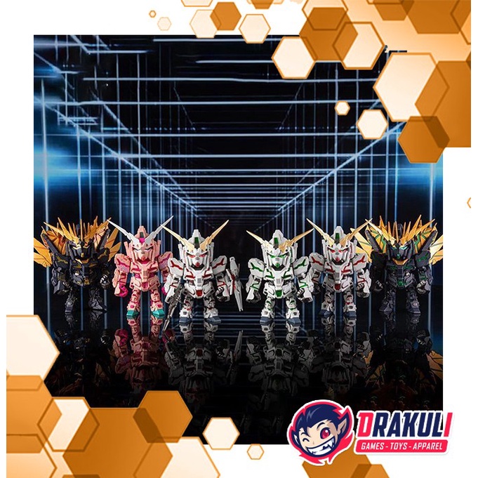 ✅COD Toys Qmsv Mini Rx-0 Unicorn Gundam Blind Box Diskon