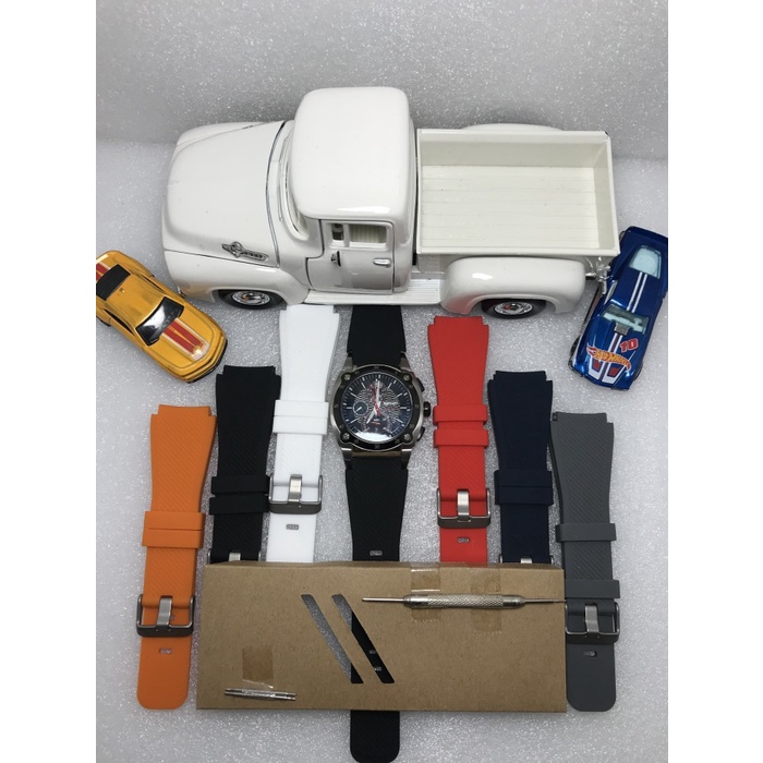 ✅Ori Strap Tali Rubber Jam Tangan Seiko Sportura F1 Honda Racing 22Mm Terbatas