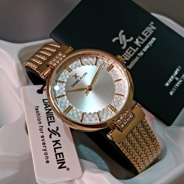 ✅Ori Jam Wanita Daniel Klein Dk112470-2 Gold Original Murah Bergaransi Diskon