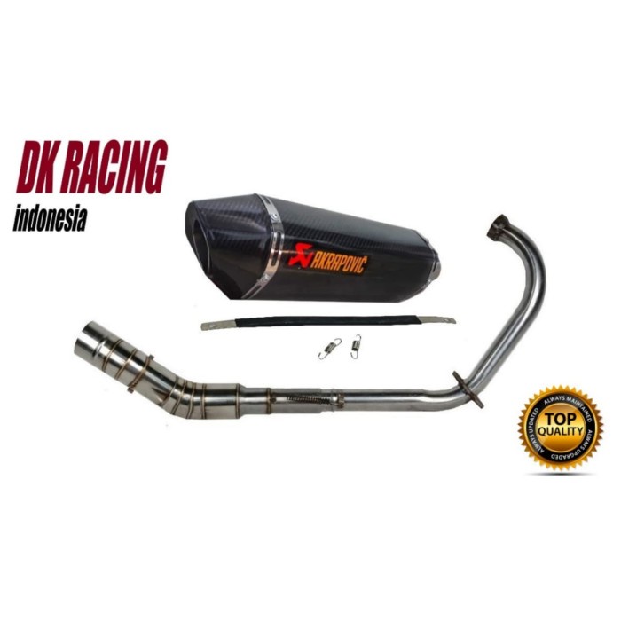 ✨New Knalpot Scorpio Akrapovic Layang Carbon Fullsystem Kenalpot Racing Terbaru