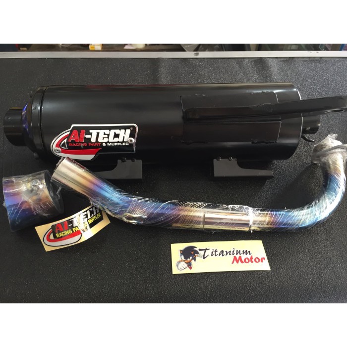 ✨New Knalpot Tsukigi Aitech Rainbow Mio J Soul Gt Non Embos Free Corong Diskon