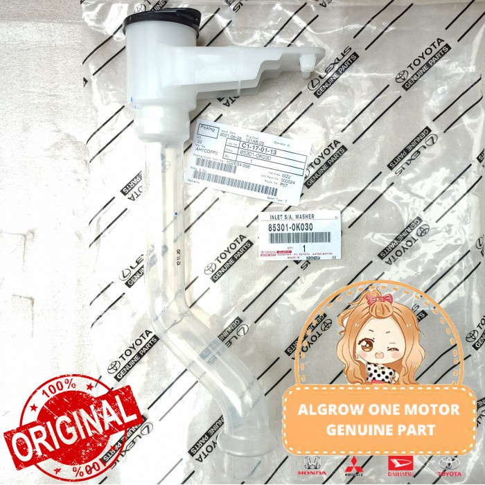 ✨New Ori Selang Tabung Tangki Air Radiator Wiper Innova Reborn Fortuner Vrz Bisa Gojek