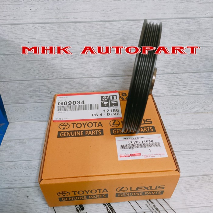 Pulley Pully Kruk As Starlet 1300cc Ep80 Pulley Crankshaft Starlet 1.3 star