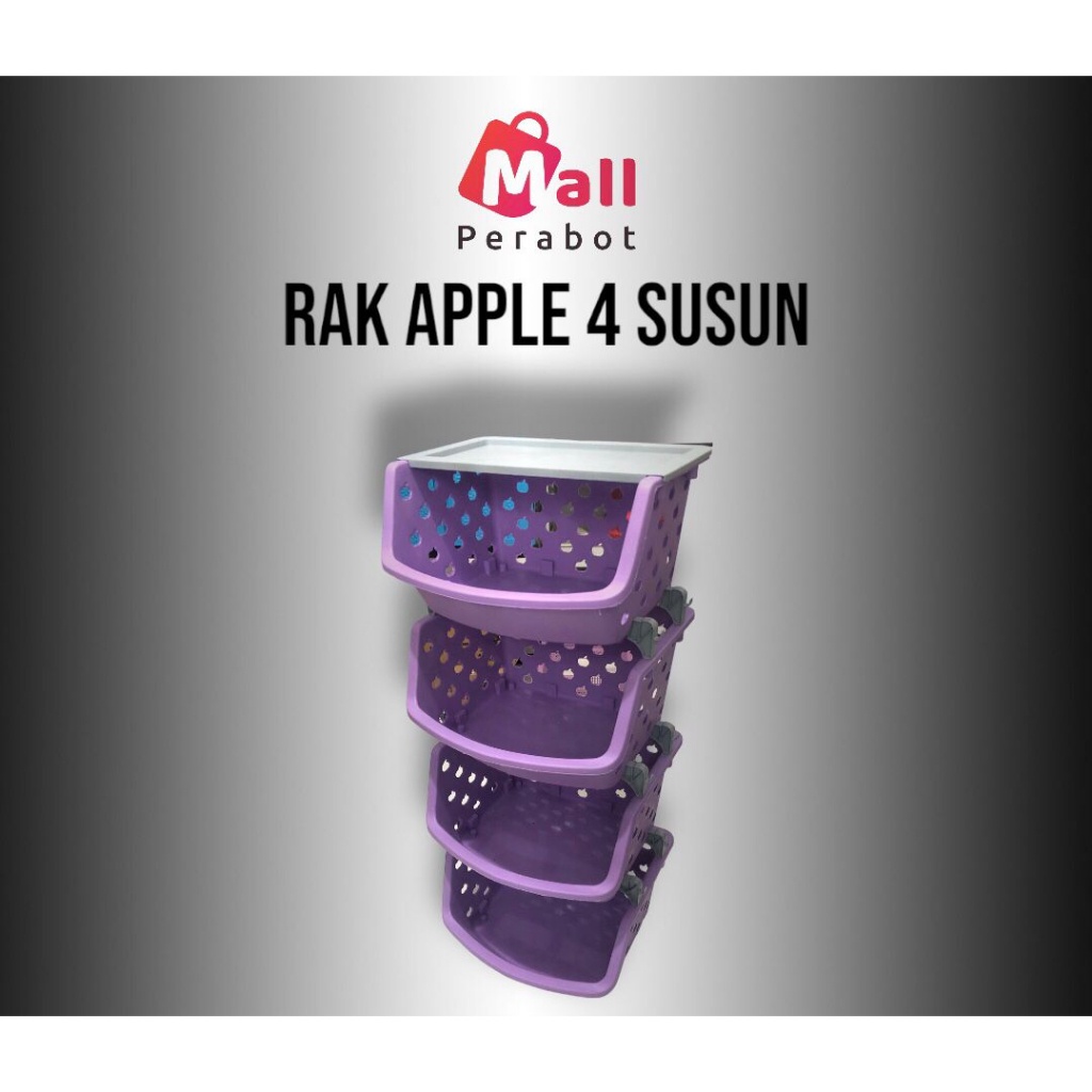 Keranjang Buah Susun Motif Lemari Plastik Serbaguna Bayi Rak Perlengkapan Kamar Tempat Yimpanan Anak