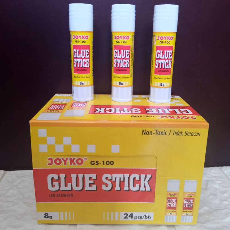 

Lem/Glue Sti Joyko Gs-100 (1 Pak Isi 24 Pcs)