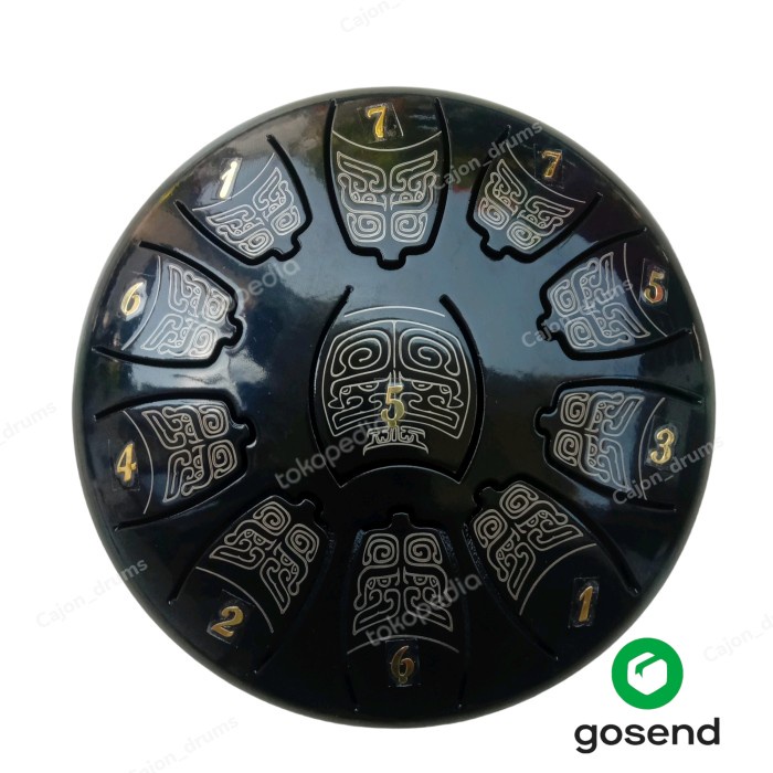 Promo Tongue Drum/ Hangdrum/ Mini Handpan 6 Inch 11 Keys