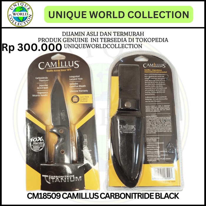 [New Ori] Cm18509 Camillus Carbonitride Black Bisa Sameday
