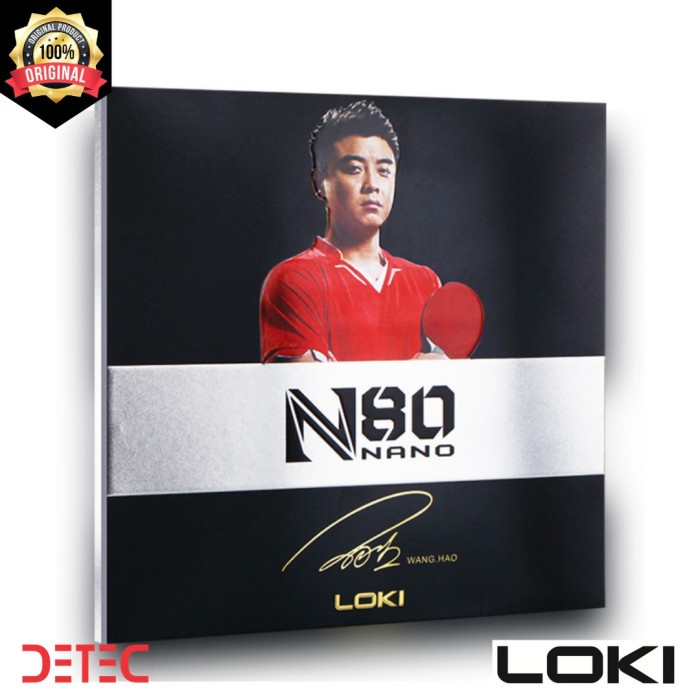 [New] Loki N80 Rubber Pingpong - Black - Tenis Meja Terbatas