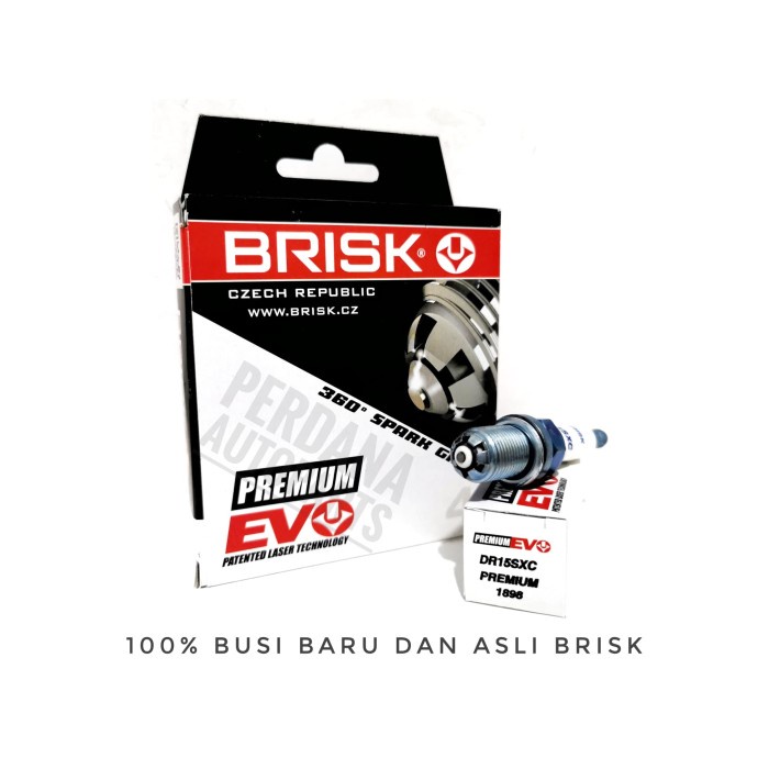 [Baru] Busi Yaris Vios Altis Vvti Asli Brisk Premium Evo Berkualitas