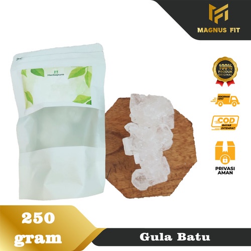 

☘️Magnus Fit☘️ Gula Batu Original 100% asli n berkualitas 250 gram