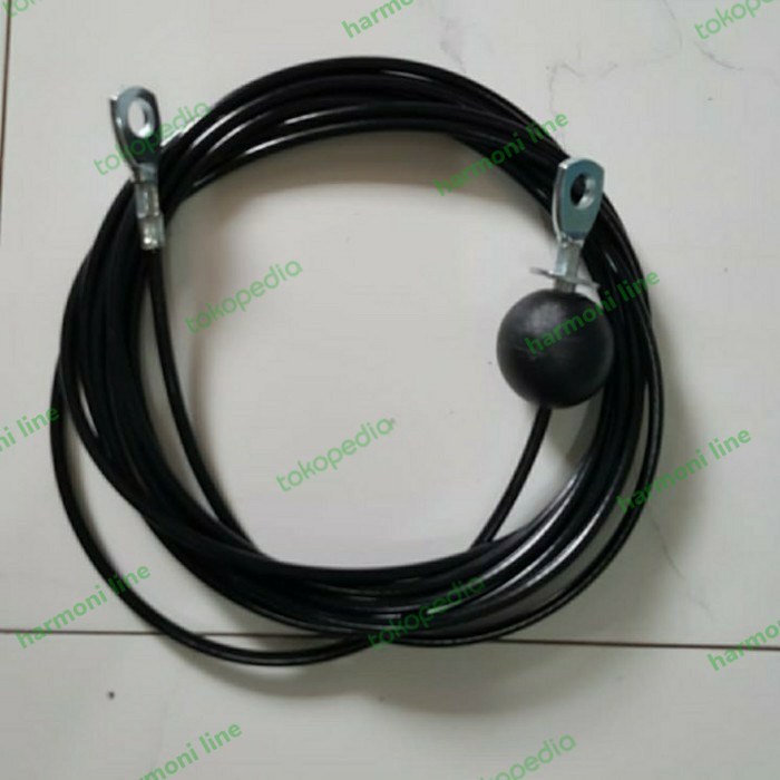 [New] Seling Baja Home Gym 6Mm 402Cm  Kabel Seling Baja Hitam Home Gym Terbaru