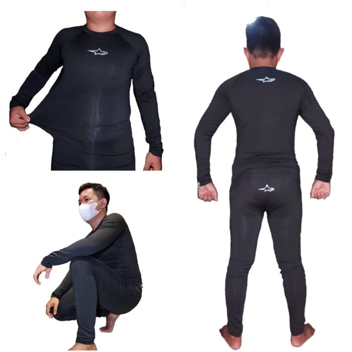 [New] Baju Daleman Jaket Balap Alpins Inner Suit Racing Innersuit Wearpack J Bisa Gojek