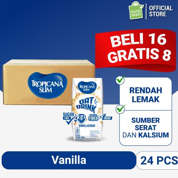

Tropicana Slim Oat Drink 190Ml (24 Pcs) - Ready To Drink
