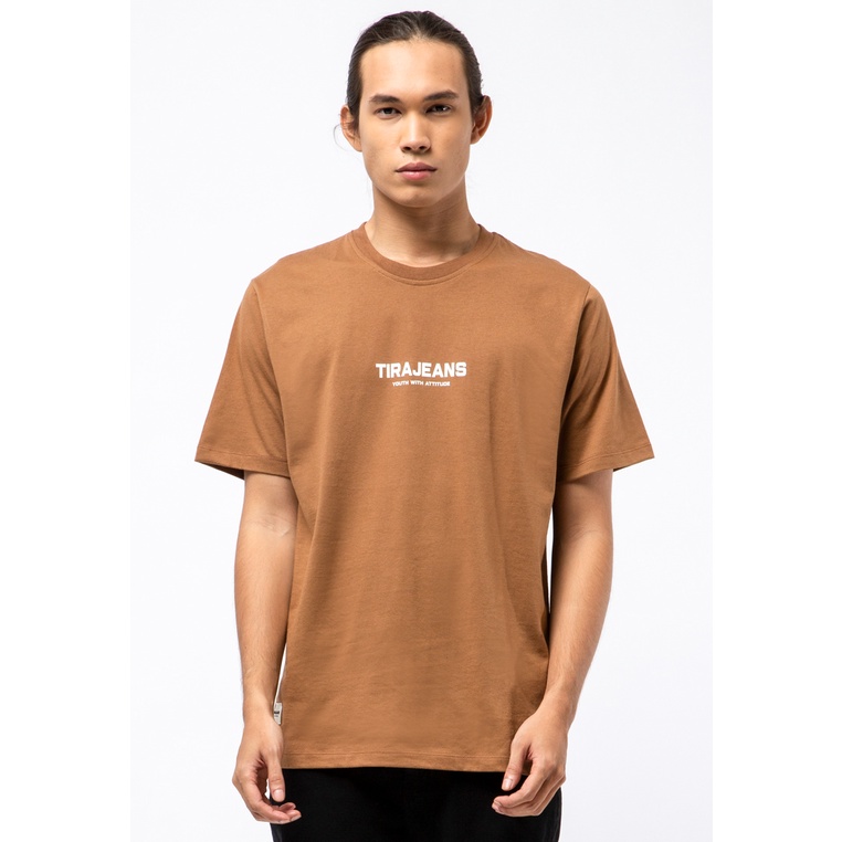 Tirajeans Graphic T-Shirt TTS202K24309F21 Brown