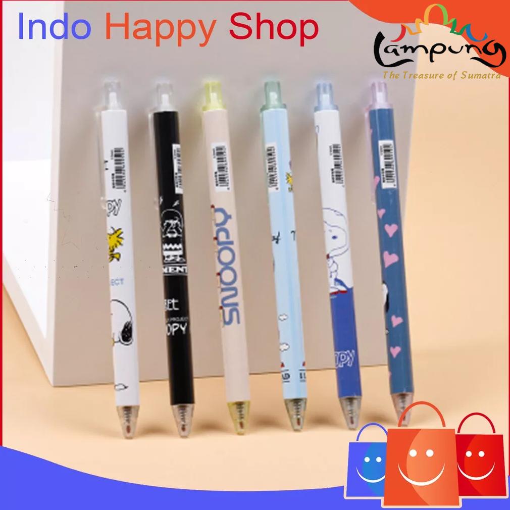 

Pulpen Gel Motif Snoopy Pulpen Pelajar Dan Kantor Pena Lucu Puppy Snoopy Press Gel Pen