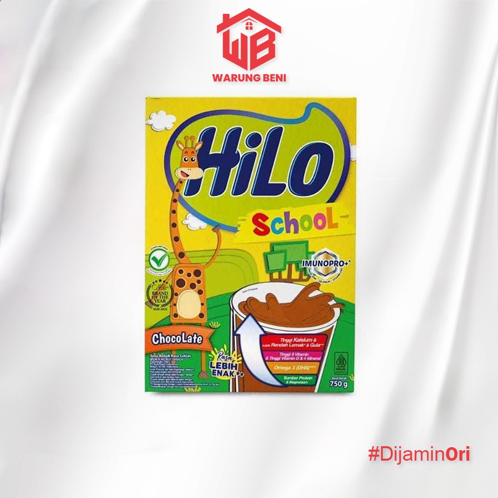 

HiLo School Susu Protein Anak Tinggi Kalsium Chocolate 750 gr