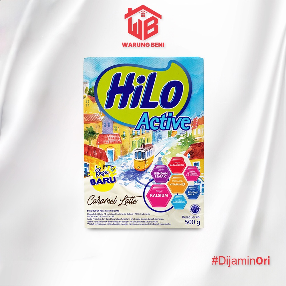 

HiLo Active Susu Dewasa Tinggi Kalsium Caramel Latte 500 gr