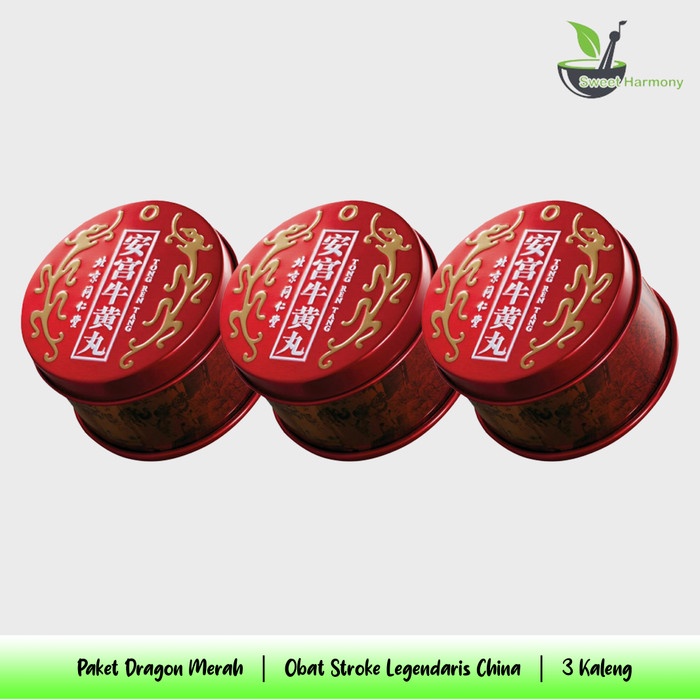 Promo Angkung Dragon Merah Niuhuang Angkung Obat Stroke Original 3 Kaleng