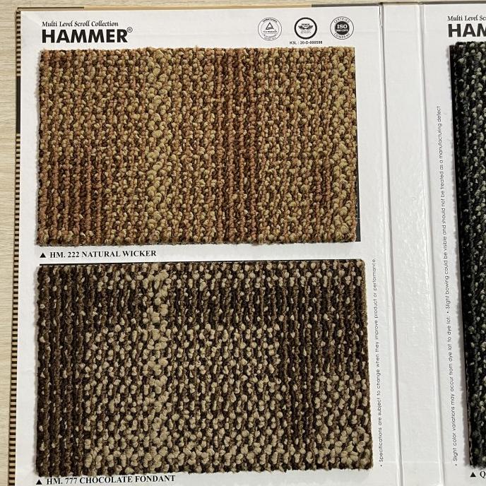 Karpet Lantai Meteran Hammer / Karpet Roll / Karpet Lantai Murah Tokobayuindraa