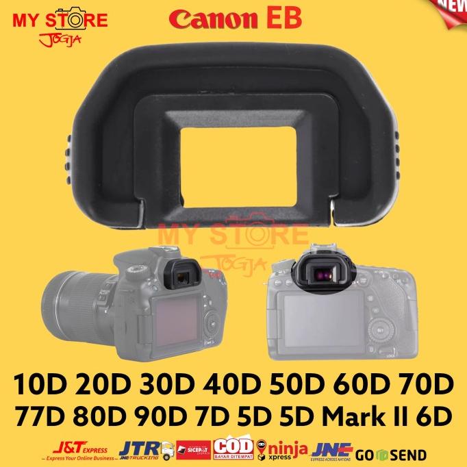 SALIMA NEWSALE  Karet EB Eyecup Canon EOS 20D 30D 40D 50D 60D 70D 80D 7D 5D 6D Mark II