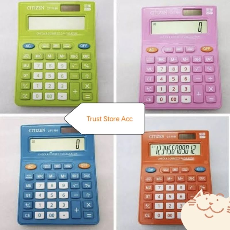 

Kalkulator 12 Digit Citizen CT 719 ii