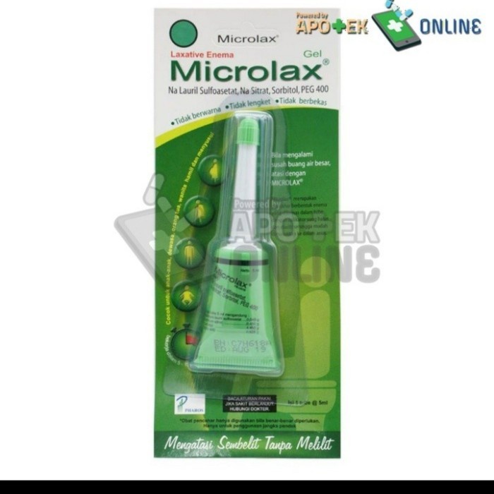 

Diskon Shumamedan Microlax Tube 5mL LEXATIVE ENEMA 5 ML MEMGATASI