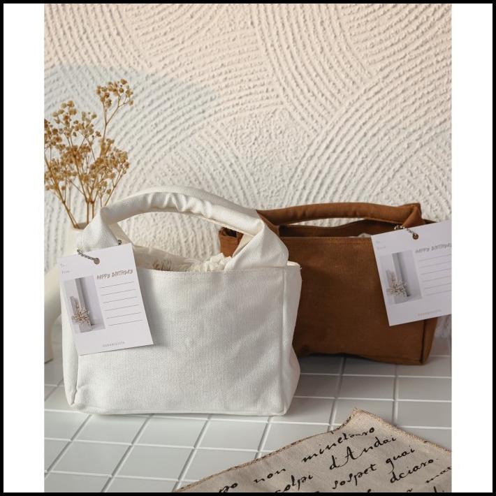 

TERMURAH KIRA- HAMPERS TAS/SOUVENIR TAS/HAMPERS BIRTHDAY/TAS CANVAS/KADO TAS !
