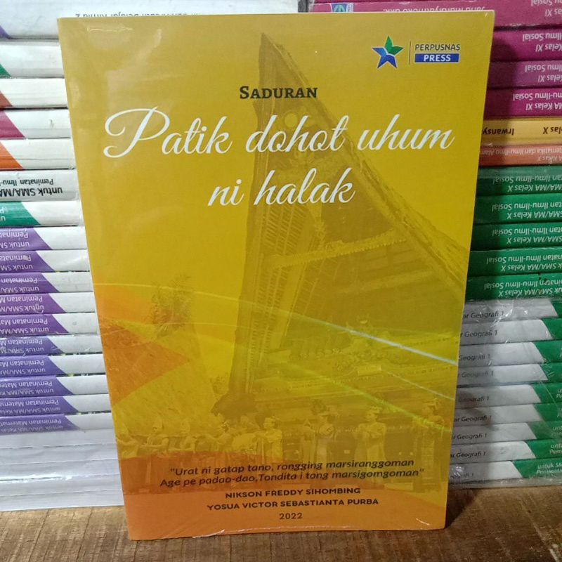 Buku Original Patik dohot Uhum ni Halak PERPUSNAS PRESS