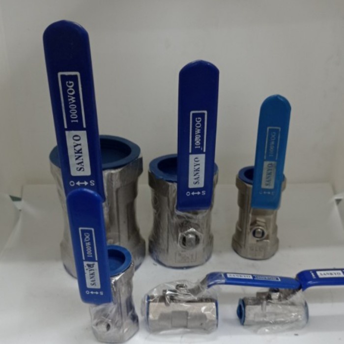 ✅New Ball Valve Sankyo Stainless Ss316 2.5 Inch Terbatas