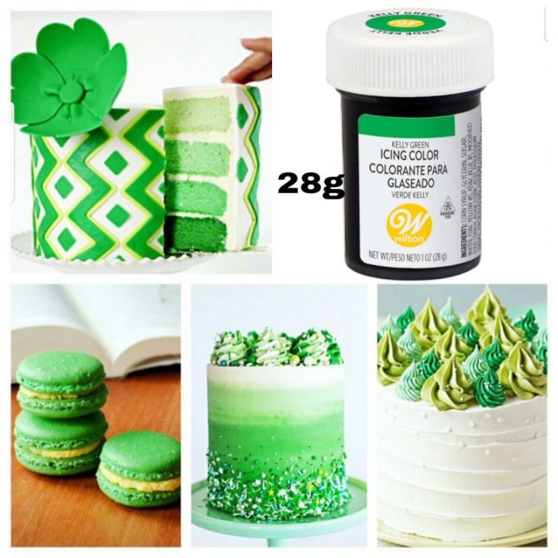 

Pewarna Makanan Wilton Warna Kelly Green 28 G Food Color Icing Wilton Buttercream Fondant Pewarna