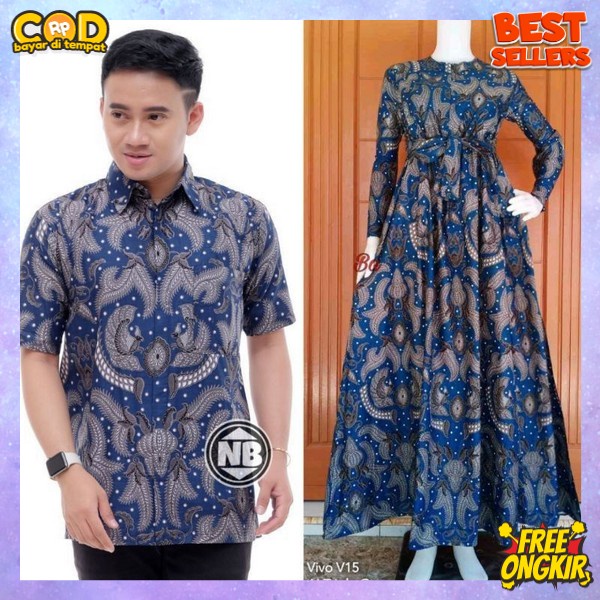 Bju Pasngan Bju Pasngan Cwo Cwe Gamis Kapelan Gamsi Kople Suami Istri Seragam Kapel Muselim Baju Mos