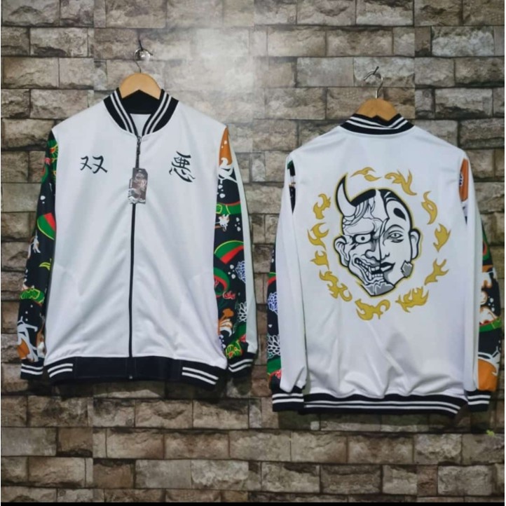 [EXCLUSIVE] BEST QUALITY Jaket Bomber Angry Smiley Tokyo Revengers Original