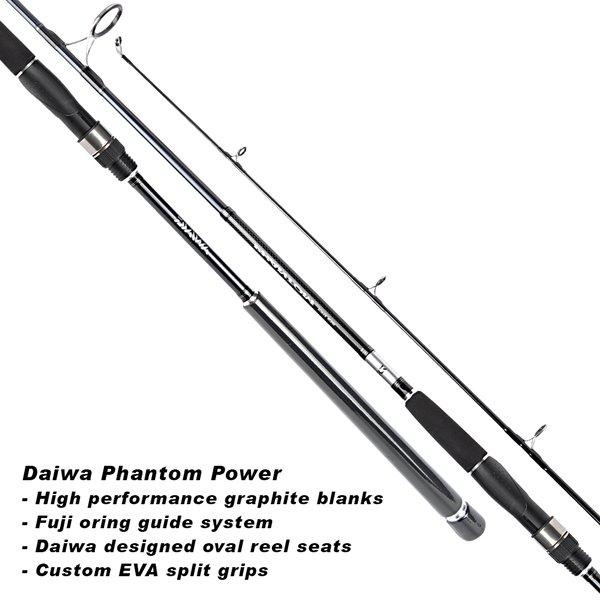 Joran Pancing Laut Spinning Daiwa Phantom Power 1002MH (300CM)