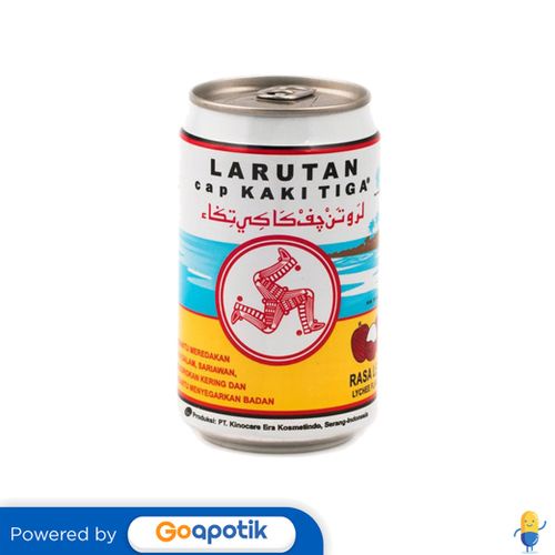 

CAP KAKI TIGA LARUTAN PENYEGAR RASA LECI 320 ML KALENG