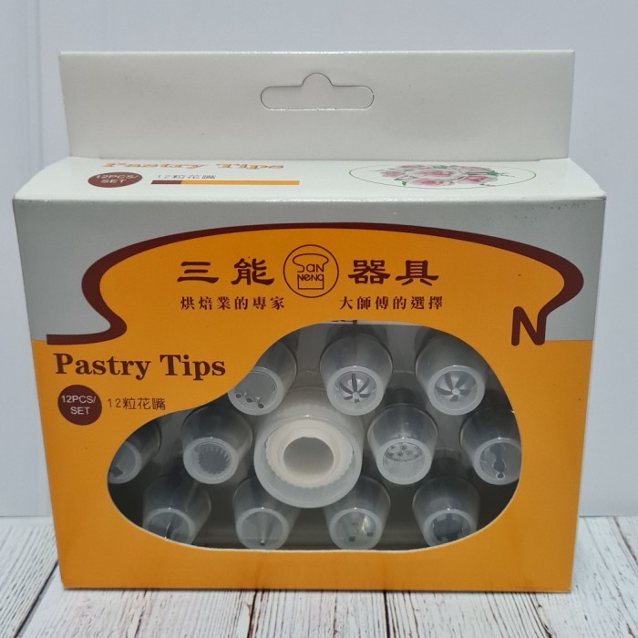 

✅Termurah Sanneng Special Pastry Tips Set 12Pcs Spuit Stainless Sn7013 Bisa Sameday