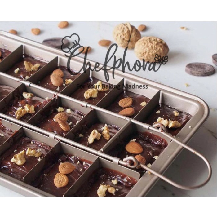 

✨Baru Loyang Sekat Cetakan Bronis Brownies Bolu Bongkar Pasang Anti Lengket Berkualitas