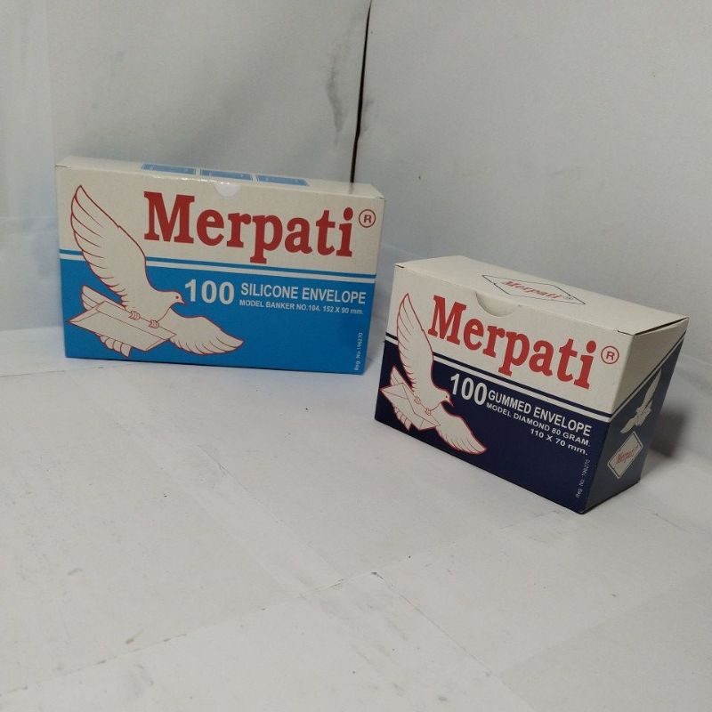 

Amplop merpati kecil dan tanggung 1bok isi 100
