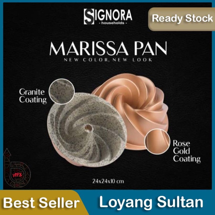

✅Termurah Signora Marissa Pan Premium Gold Rose Bisa Sameday