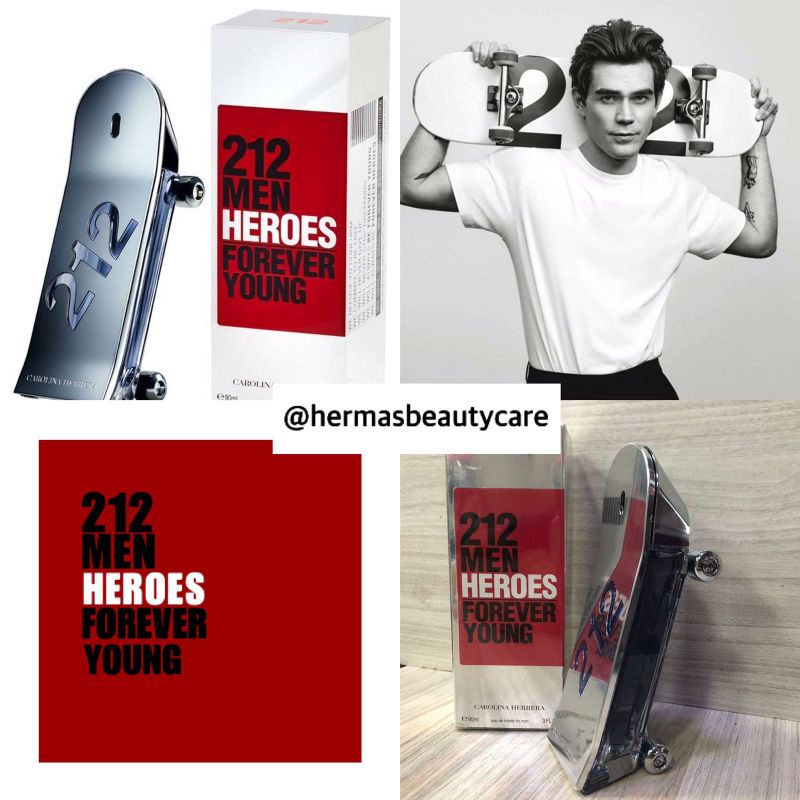 [PREMIUM] BEST PRODUCT 212 men heroes forever young edp 100ml /parfume original singapore